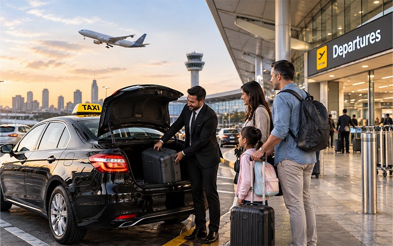 Airport transfer taxi in Melbourne