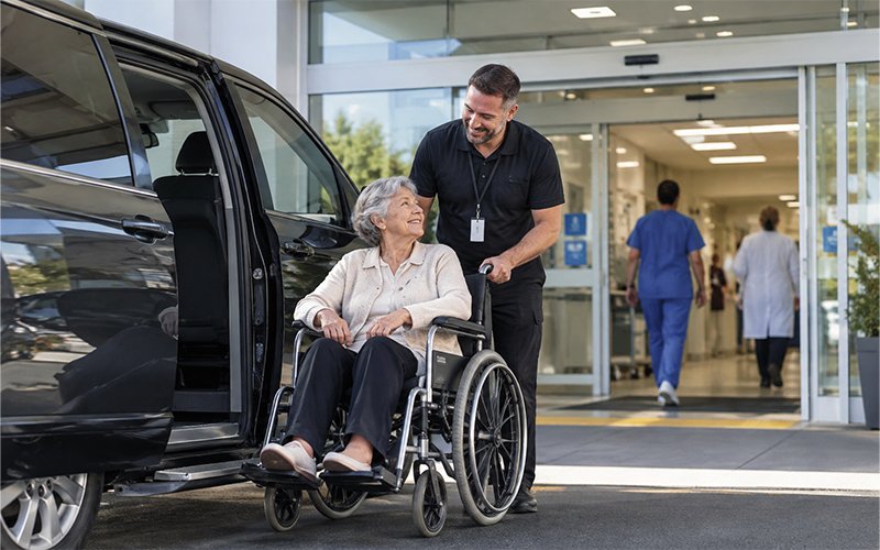 Hospital and medical appointment taxi